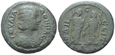 Julia Domna, Triassarion di Odessos, Moesia Inferior, Æ (5,91 g; 22,7 mm)