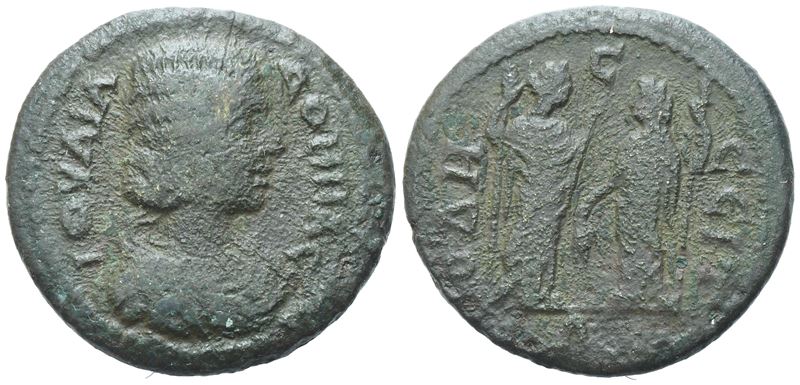 Julia Domna, Triassarion di Odessos, Moesia Inferior, Æ (5,91 g; 22,7 mm)