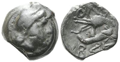 Skythia, Olbia, C. 380-360 Bc. Æ (17 MM, 8.55 G).