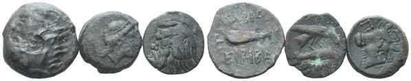  Lot of 3 Æ coins to be catalogued. Lot sold as is, no returns.