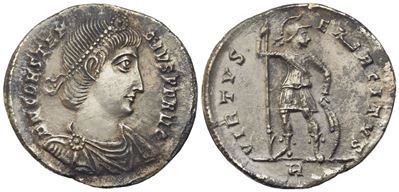Constantius II (337-361), Light Miliarense, Rome, Ad 352-354. Ar (g 4; MM 23)
