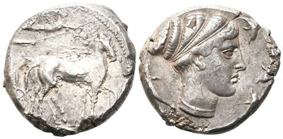 Sicily, Syracuse, Second Democracy (466-405 Bc), Tetradrachm; Ar (16,61 G; 24 MM)