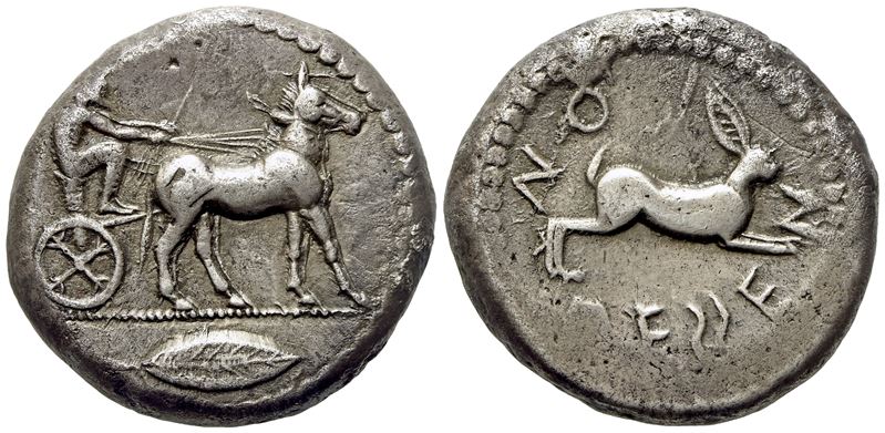 Sicily, Messana (C.ca 478-476 Bc), Tetradrachm; Ar (17,07 G; 25 MM)