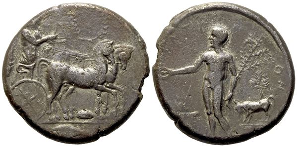 Sicily, Selinos (c.ca 415-409 BC), Tetradrachm; AR (16,84 g; 26,5 mm)