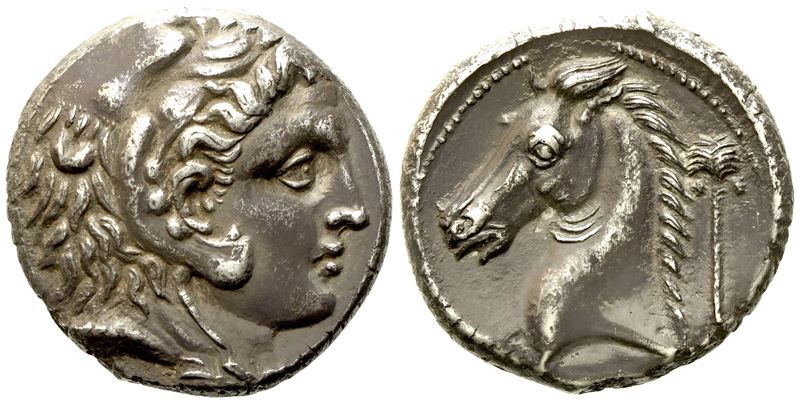 Sicily, Siculo-punic (300-289 Bc), Tetradrachm, Ar (g 16,5; MM 24)