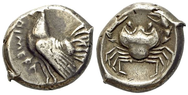 Sicily, Himera (c. 483/2-472/1), Didrachm; AR (8,64 g; 19,5 mm)