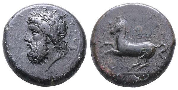 Sicily, Syracuse, c. 339/8-334 BC. Æ Dilitron (27mm, 19.86g).