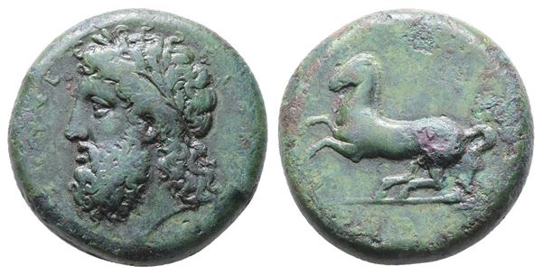 Sicily, Syracuse, c. 339/8-334 BC. Æ Dilitron (26mm, 19.77g).