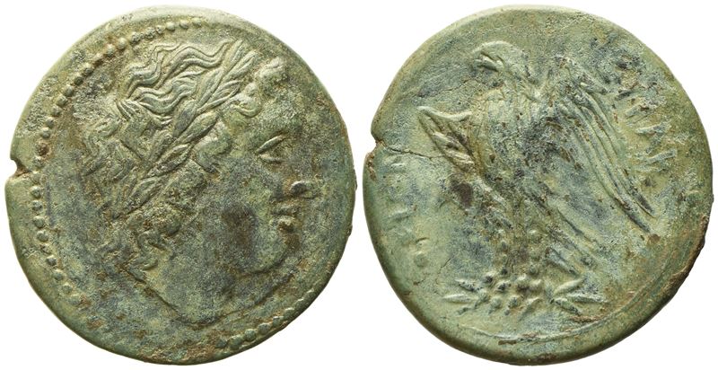 Sicily, Syracuse, Time Of Hiketas II (287-278 Bc), Æ (6,36 G; 23 MM)