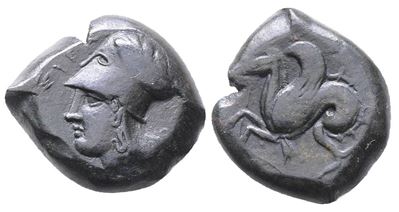 Sicily, Syracuse, 400-390 Bc. Æ Litra (18mm, 8.88g).