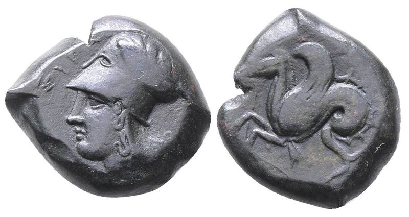 Sicily, Syracuse, 400-390 Bc. Æ Litra (18mm, 8.88g).