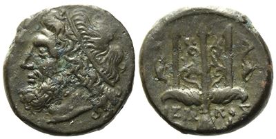 Sicily, Syracuse, Time Of Hieron II (274-216 Bc), Æ (6,21 G; 19 MM)