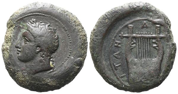 Sicily, Adranon, c. 354-345 BC. Æ (25 mm, 15.81 g).