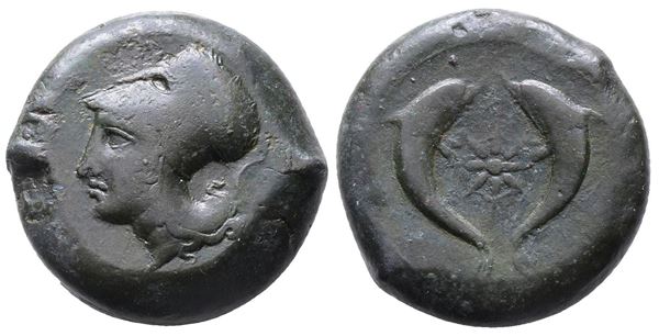 Sicily, Syracuse. Dionysios I (405-367 BC). Æ Drachm (29mm, 34.11g),  - Auction Greek, Roman, Byzantine Coins - Bertolami Fine Art - Prague