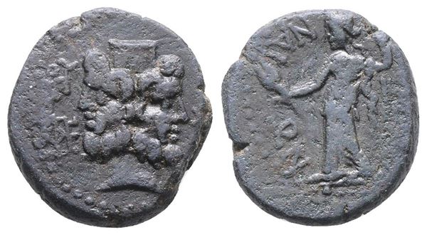 Sicily, Katane, c. 2nd century BC. Æ (23mm, 10.52g).