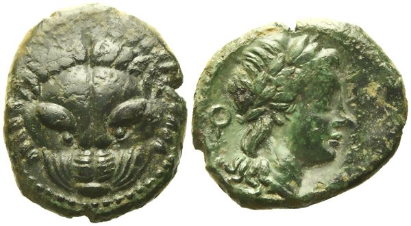 Bruttium, Rhegion (c. 351-280 BC), Æ (6,10 g; 20,7 mm)