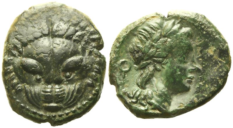 Bruttium, Rhegion (C. 351-280 Bc), Æ (6,10 G; 20,7 MM)