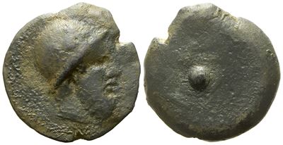 Islands Off Sicily, Lipara (C. 425), Onkia; Æ (5,08 G; 18,6 MM)