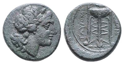 Sicily, Tauromenion, C. 305-289 Bc. Æ (20mm, 6.17g).