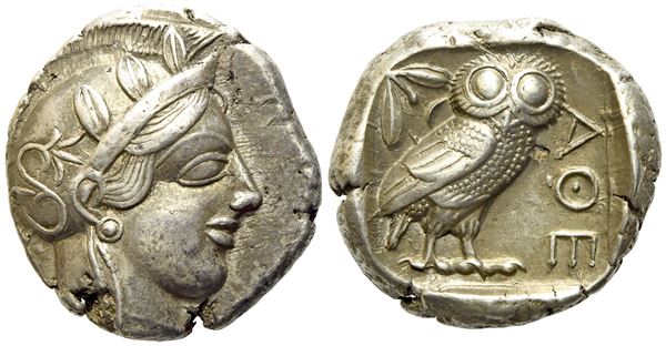 Attica, Athens (c.ca 454-404 BC), Tetradrachm; AR (17,20 g; 25,5 mm)