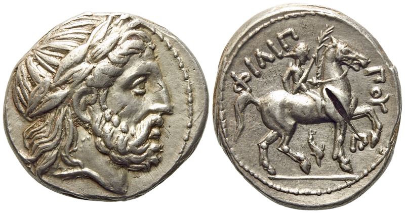 Kings Of Macedon, Philip II (359-336 Bc), Tetradrachm; Ar (14,30 G; 24,7 MM)