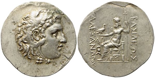 Kings of Macedon, Alexander III 'the Great' (336-323 BC), Tetradrachm; AR (16,76 g; 27 mm)