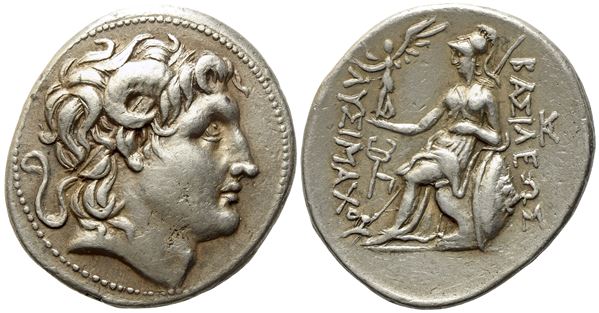 Kings of Thrace, Lysimachos (305-281 BC), Tetradrachm; AR (17,20 g; 31,2 mm)