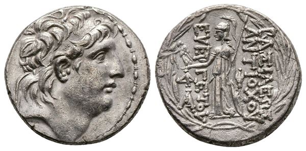 Seleukid Kings, Antiochos VII Euergetes (138-129 BC). AR Tetradrachm (28mm, 16.52g).