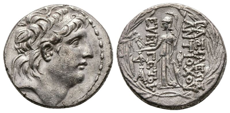 Seleukid Kings, Antiochos VII Euergetes (138-129 Bc). Ar Tetradrachm (28mm, 16.52g).