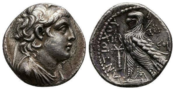 Seleukid Kings, Antiochos VII Euergetes (138-129 BC). AR Tetradrachm (28mm, 13.64g).