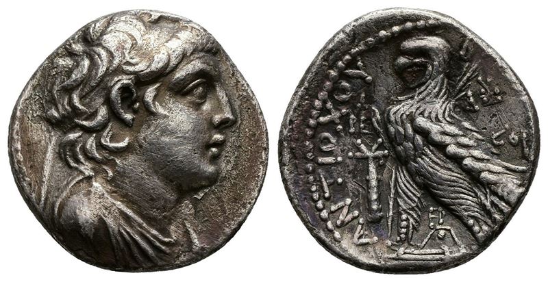 Seleukid Kings, Antiochos VII Euergetes (138-129 Bc). Ar Tetradrachm (28mm, 13.64g).