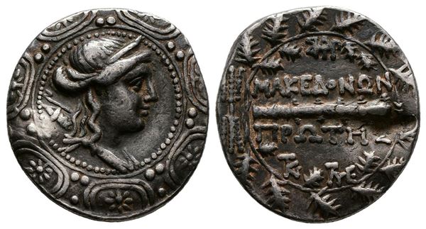 Macedon, Republican period. First Meris, c. 167-149 BC. AR Tetradrachm (31mm, 16.87g).