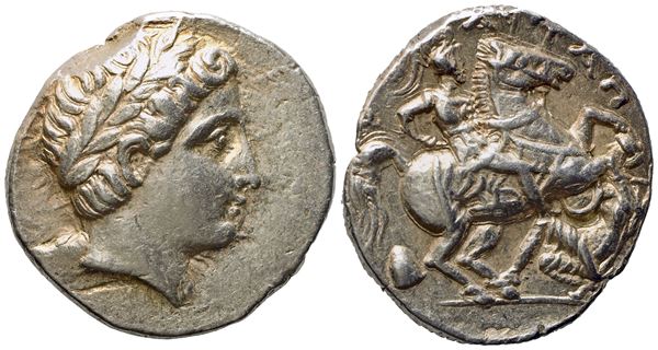 Kings of Paeonia, Patraos (c.ca 335-315 BC), Tetradrachm; AR (12,60 g; 25 mm)