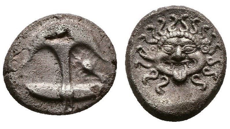 Thrace, Apollonia Pontika, Late 5th-4th Centuries Bc. Ar Drachm (13mm, 3.19g).