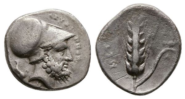 Southern Lucania, Metapontion, c. 340-330 BC. AR Stater (22mm, 7.80g).