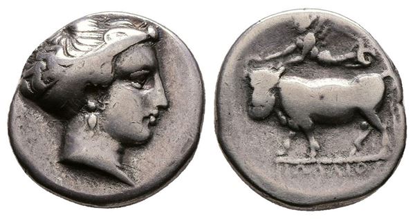 Southern Campania, Nola, c. 400-385 BC. AR Didrachm (20mm, 6.89g).