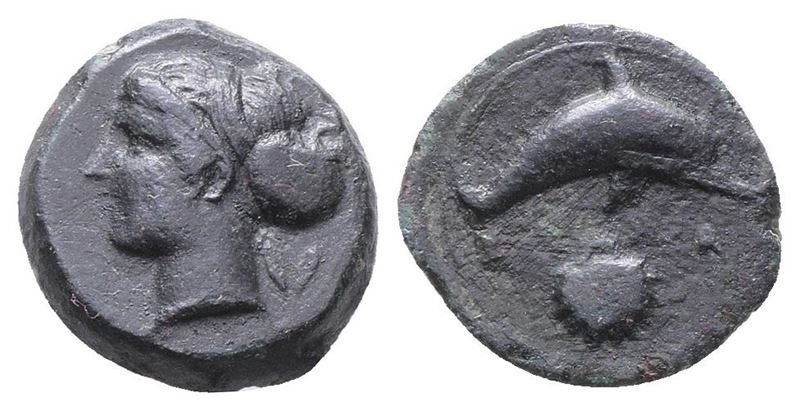Sicily, Syracuse, C. 415-405 Bc. Æ Hemilitron (16mm, 3.50g).