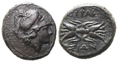 Sicily, Syracuse, C. 305-295 Bc. Æ Trias (14mm, 3.18g, 12h), C. 304-289.