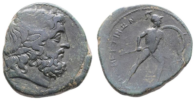 Sicily, Messana, The Mamertinoi, C. 220-200 Bc. Æ Pentonkion (26mm, 11.68g).