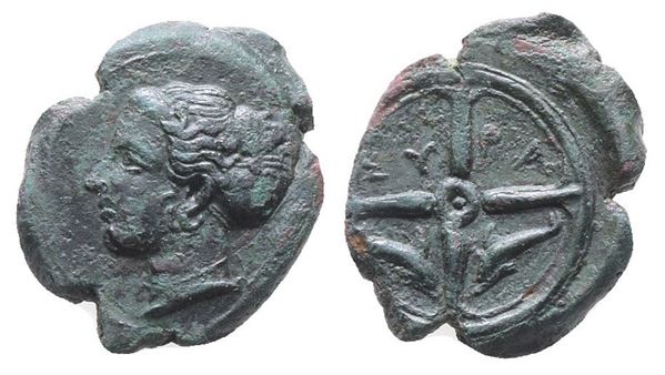 Sicily, Syracuse, c. 415-405 BC. Æ Hemilitron (17mm, 3.57g).