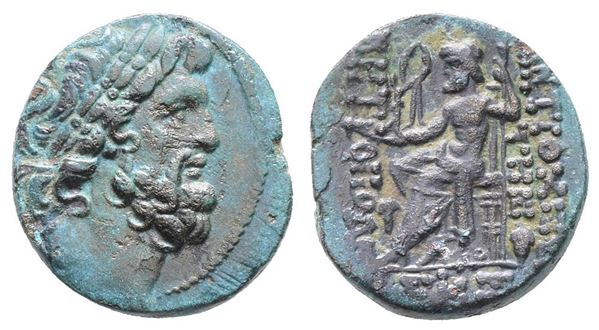 Seleucis and Pieria, Antioch, 1st century BC. Æ (20mm, 7.43g),  - Auction Greek, Roman, Byzantine Coins - Bertolami Fine Art - Prague