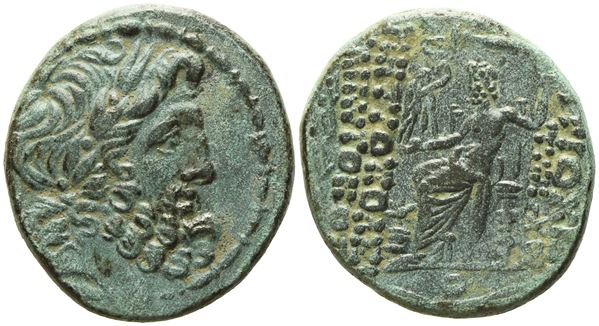 Syria, Seleukis and Pieria (c.ca 38-35 BC), Tetrachalkon; Æ (12,08 g; 25,5 mm; 1 h)