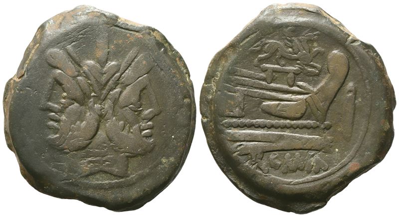 Anonymous, As, 169-158 Bc; Æ (31,95 G; 33 MM; 1 H)