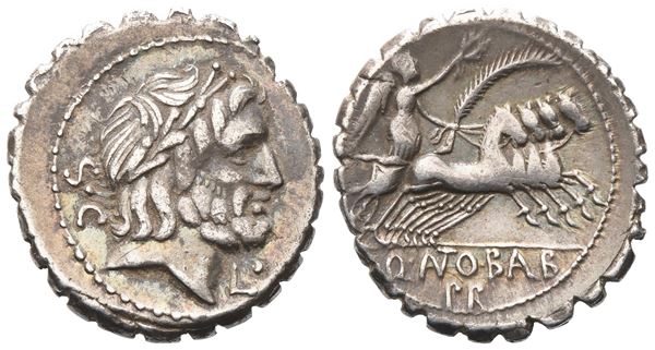 Q. Antonius Balbus, Denarius serratus, 83-82 BC; AR (4,04 g; 20 mm; 7 h)