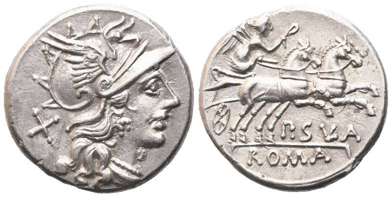 P. Cornelius Sulla, Denarius, 151 BC; AR (3,85 g; 18,2 mm; 6 h)