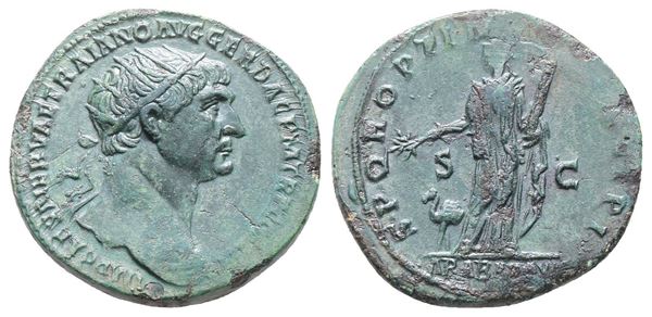 Trajan (98-117). Æ Dupondius (27mm, 12.64g).