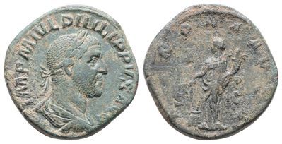 Philip i (244-249). Æ Sestertius (30mm, 18.88g).