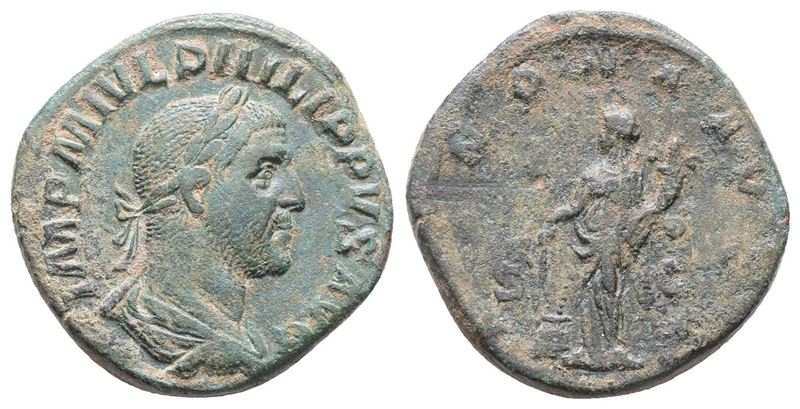 Philip i (244-249). Æ Sestertius (30mm, 18.88g).