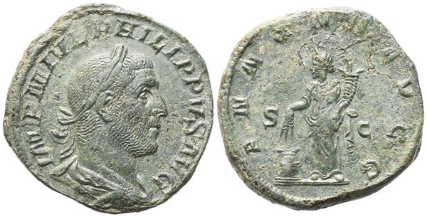 Philip I (244-249), Sestertius, Rome, 246; Æ (19,07 g; 29,5 mm; 11 h)