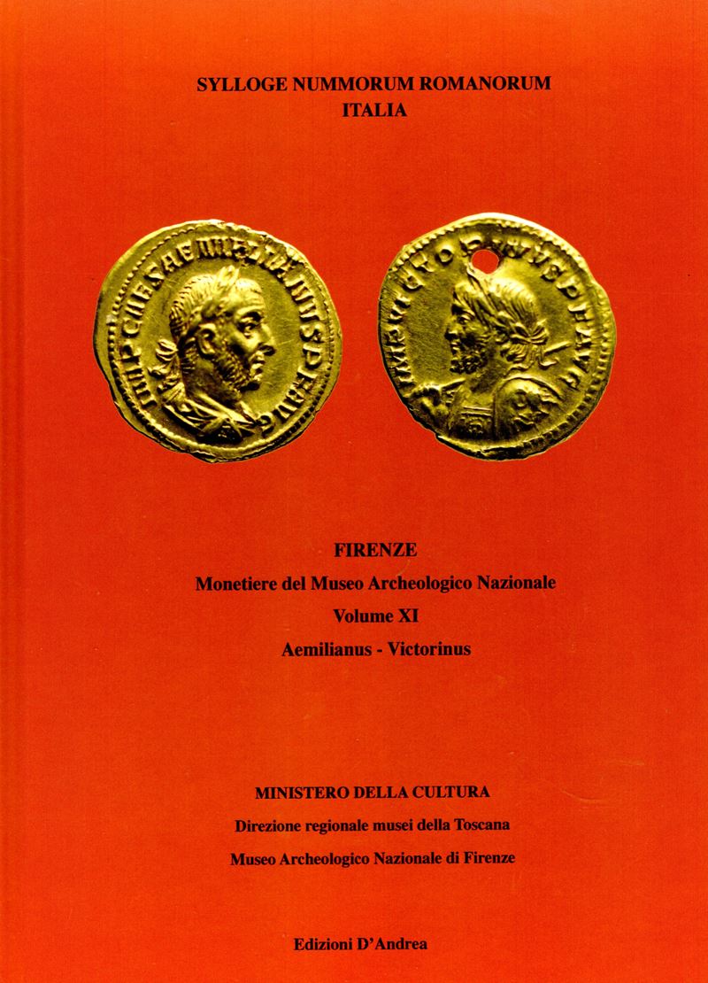 Aa. Vv. Sylloge Nummorum Romanorum. Museo Archeologico Nazionale di Firenze. Vol. i Augustus. Pon...